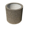 Coș de gunoi stradal din beton 43×79 cm Cosuri de gunoi stradal AXEprefabricate