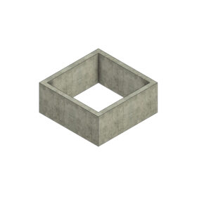 camin patrat 200x200x100x15