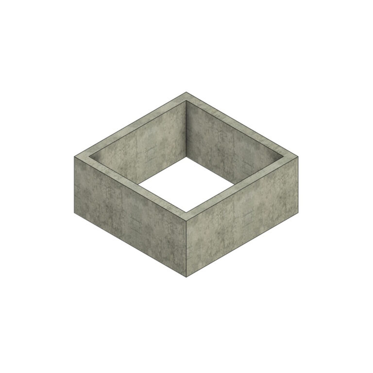 camin patrat 200x200x100x15