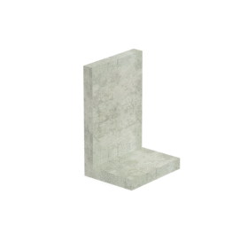 Zid de sprijin din beton armat 150x80x15 cm