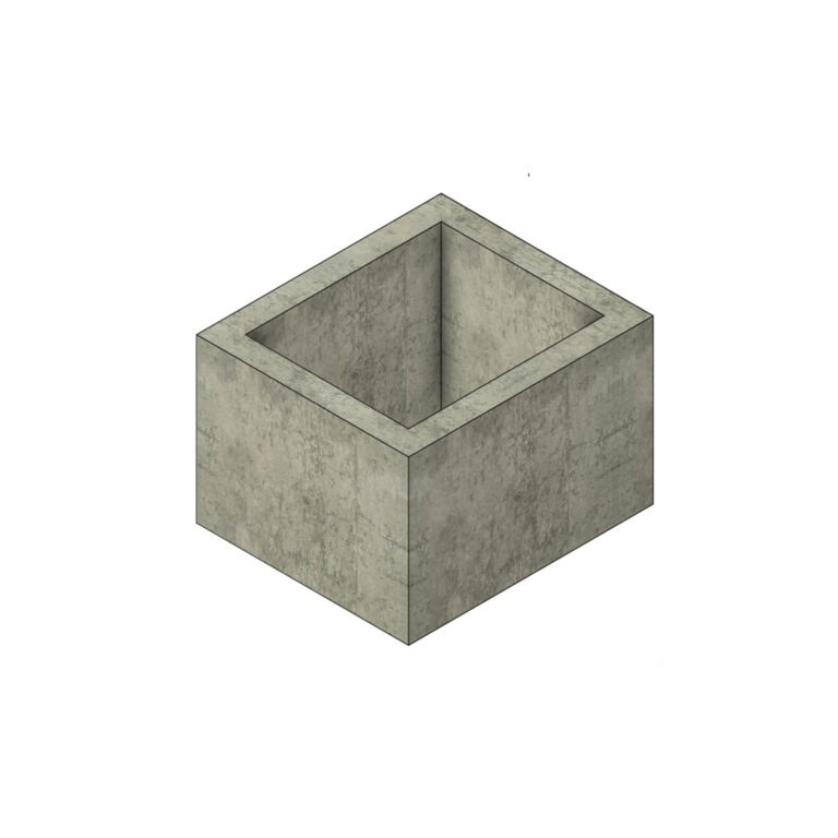 camin dreptunghiular 120x100x100x15