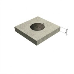 Capac pentru camin patrat din beton cu rama din fonta de 40 tone si grosime de 25 cm – diverse marimi Capace de camine din beton AXEprefabricate