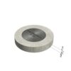 Capac pentru camin rotund din beton cu rama de fonta 12.5 si grosime de 15 cm – diverse marimi Capace de camine din beton AXEprefabricate