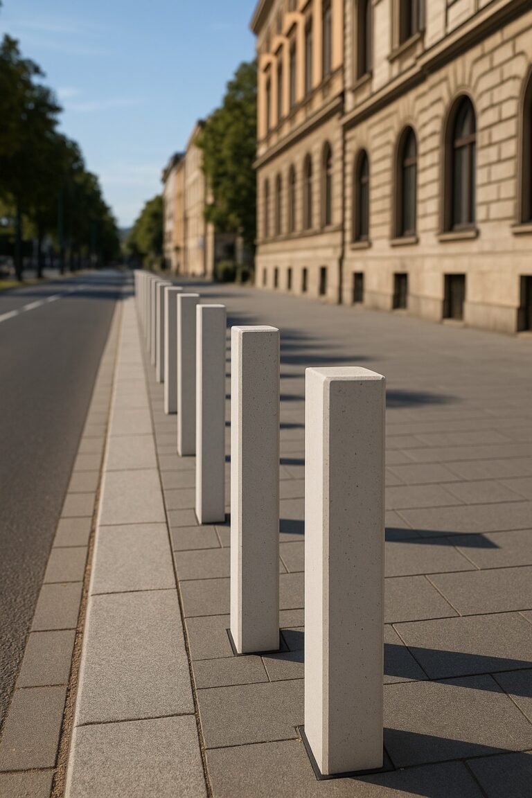 bolard patrat 10x10x90cm