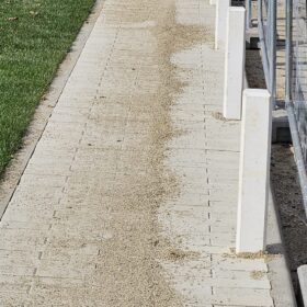 bolard patrat 10x10x90cm